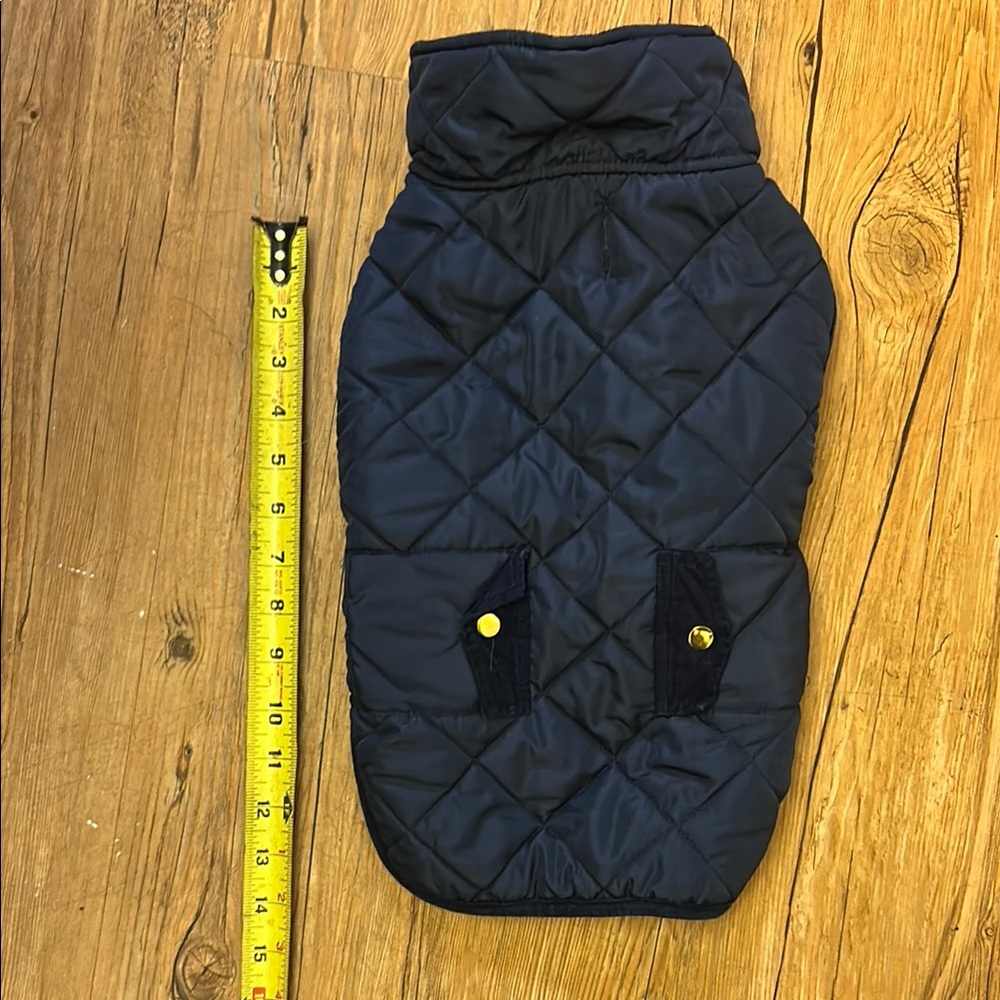 Pupcrew Quilted Navy Dog Jacket Large